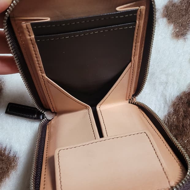 일본 빈티지 공방 가죽 지갑(11*9)