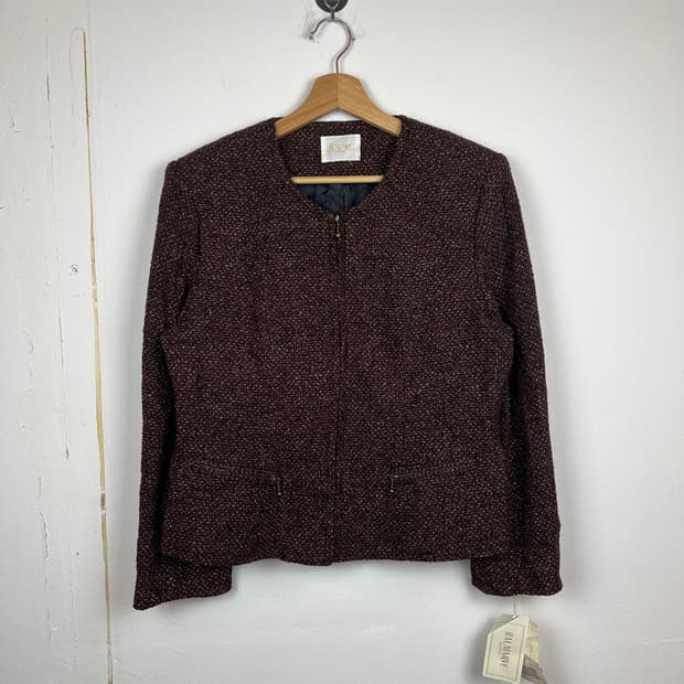 BALMARNE 트위드 자켓 SIZE 15ABR