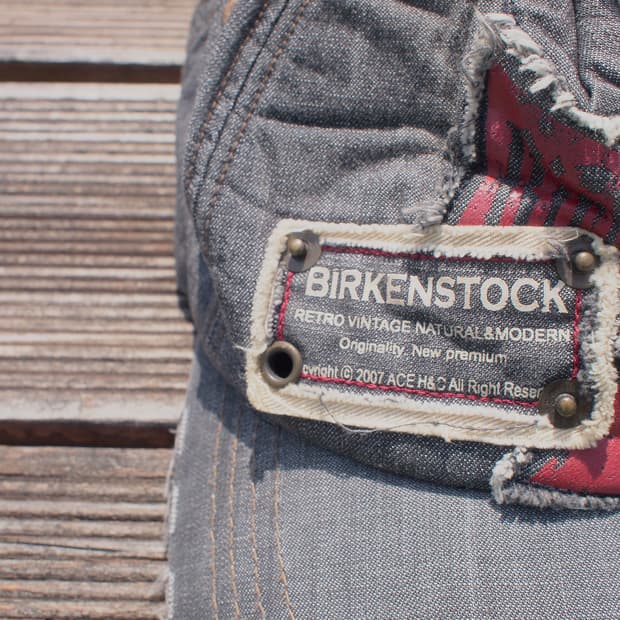 Birkenstock Damaged Denim Ball Cap