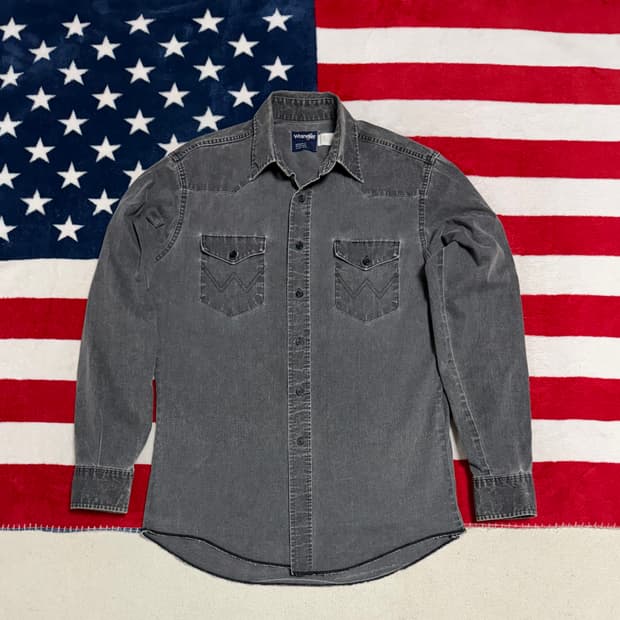 랭글러 웨스턴데님셔츠 Wrangler western denim shirt