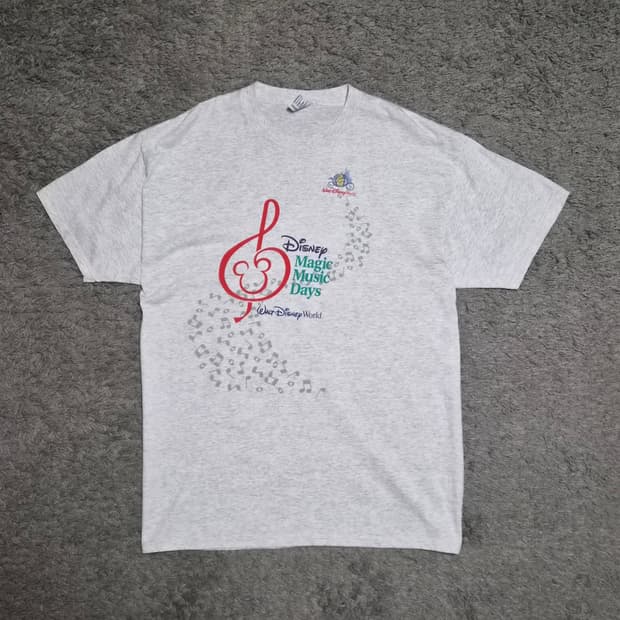 XL)90s 디즈니월드 made in usa 반팔 티셔츠 빈티지 미국