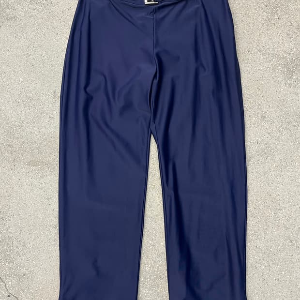 Fendi 네이비 바이올렛 레깅스 팬츠