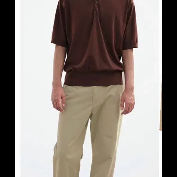 오라리 25ss 치노 벨티드 팬츠 3 size