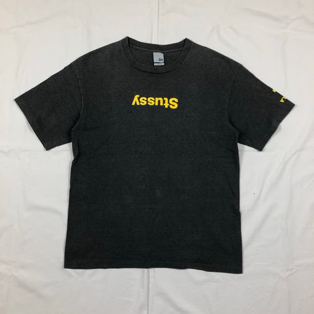 90s 스투시 stussy 리버스 스펠아웃 반팔티