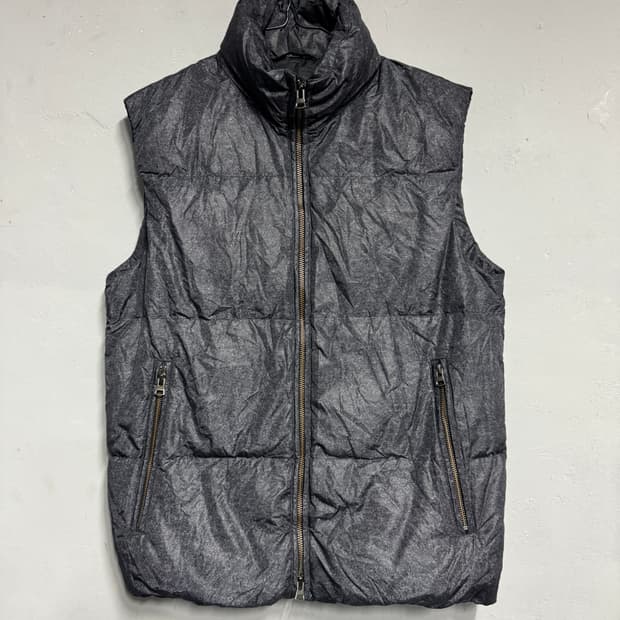 띠어리 패턴 투웨이 패딩 베스트 xs