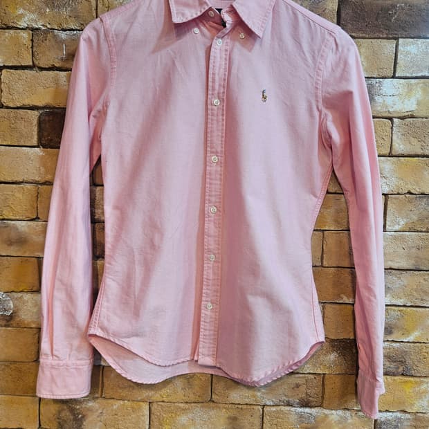 랄프로렌 옥스포드 셔츠 핑크 색상