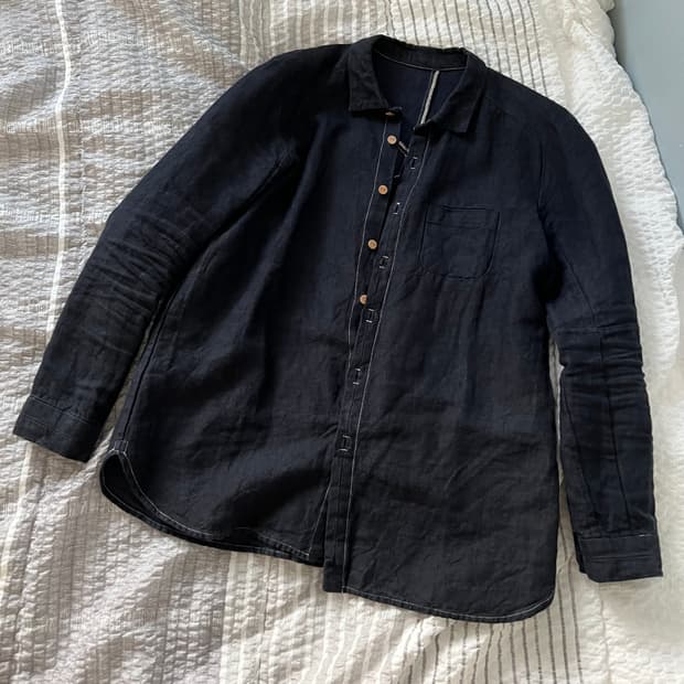 Project by h 홍차염색 리넨 셔츠