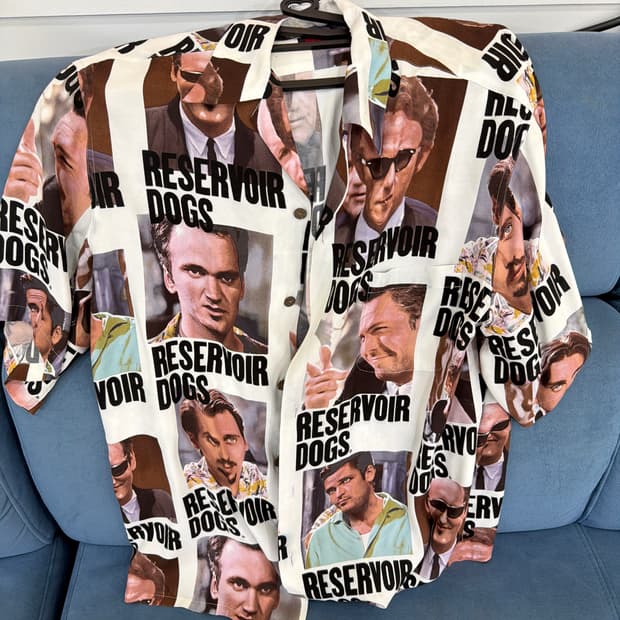 와코마리아 저수지와개들 하와이안셔츠