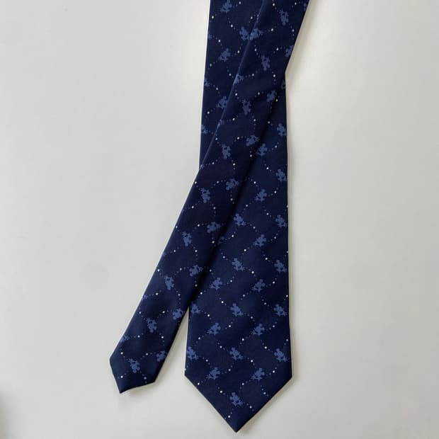 디즈니 캐릭터미키마우스 실크 넥타이