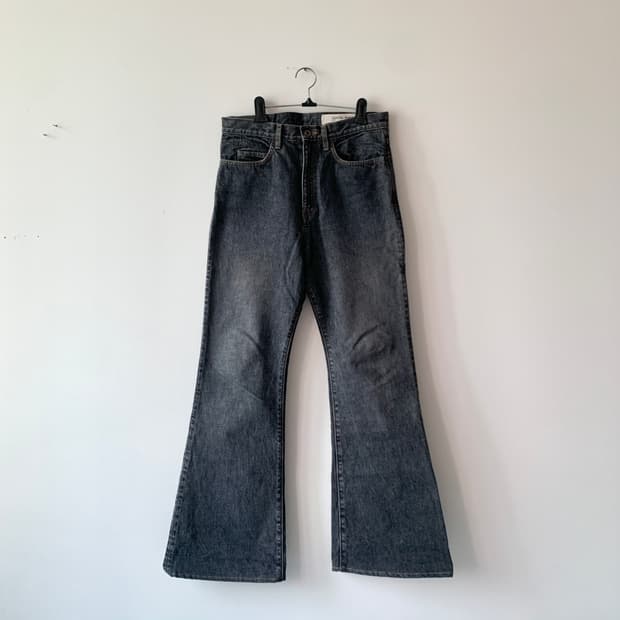 14oz 오카벨보 5p 흑청데님