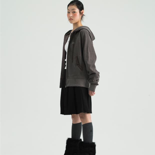 코이세이오 후드집업 와인