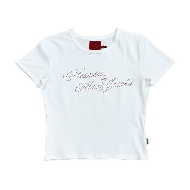 헤븐 큐빅 로고 티