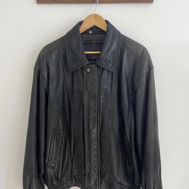 Ysl 레더 자켓