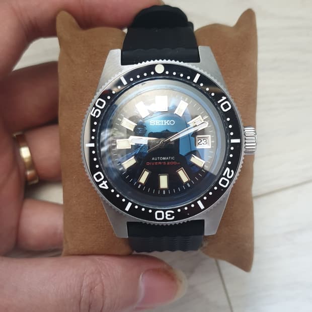 세이코 62MAS  오토매틱 40mm 블랙 mod