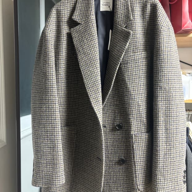스튜디오 톰보이 하운드투스 울 자켓(새상품)