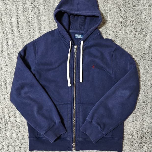 POLO 폴로 써멀 후드집업 네이비