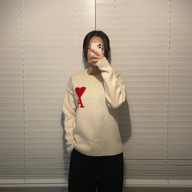 아미 버진울 빅하트 니트