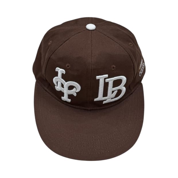 라브로스 6패널 캡 모자 브라운