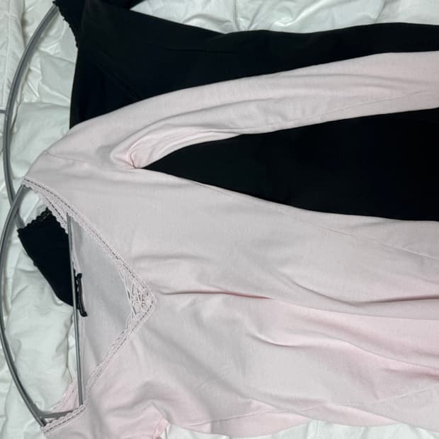 브랜디 멜빌 코르셋 티셔츠 (핑크,블랙)