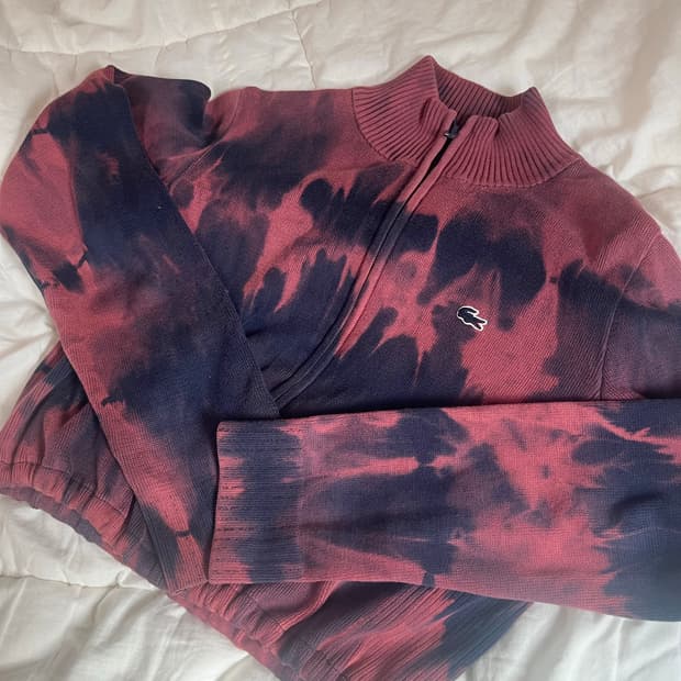 라코스테 니트 반집업