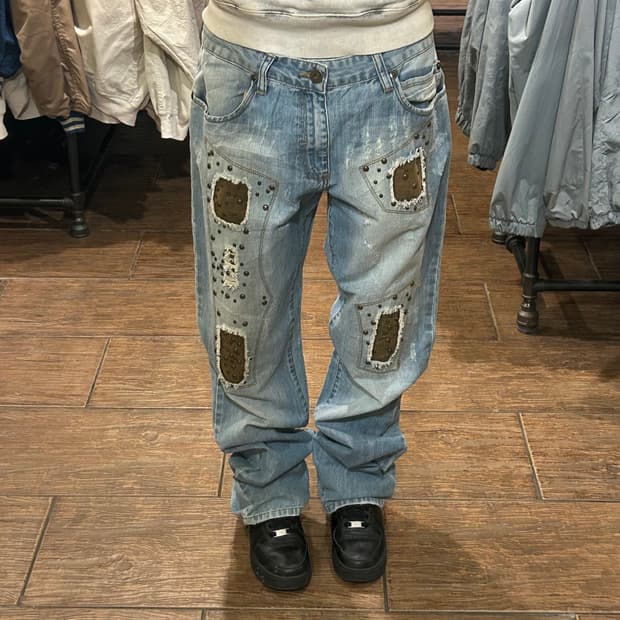 [HI] 빈티지 데님 팬츠 연청