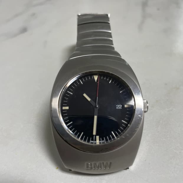 [빈티지/BMW] 오벌형 스테인리스 시계