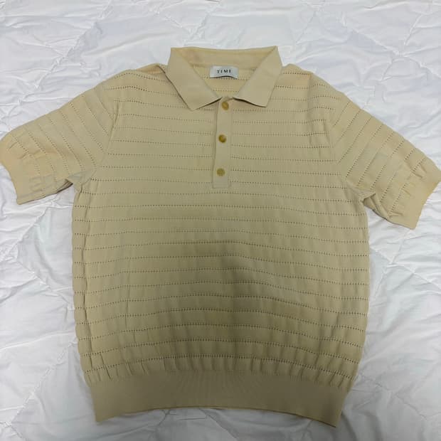 [95] 타임옴므 반팔 니트