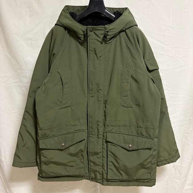 유니폼브릿지 덕다운 밀리터리 점퍼 / 카키, XL