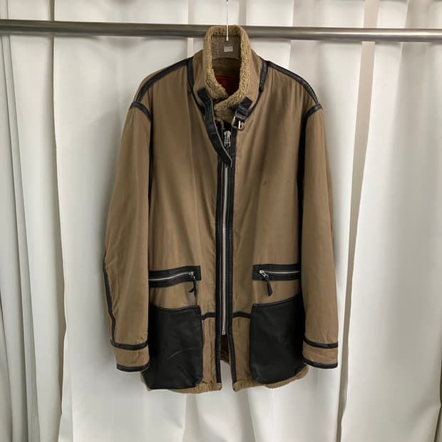 Avirex 아비렉스 레더라인 무스탕 자켓 M