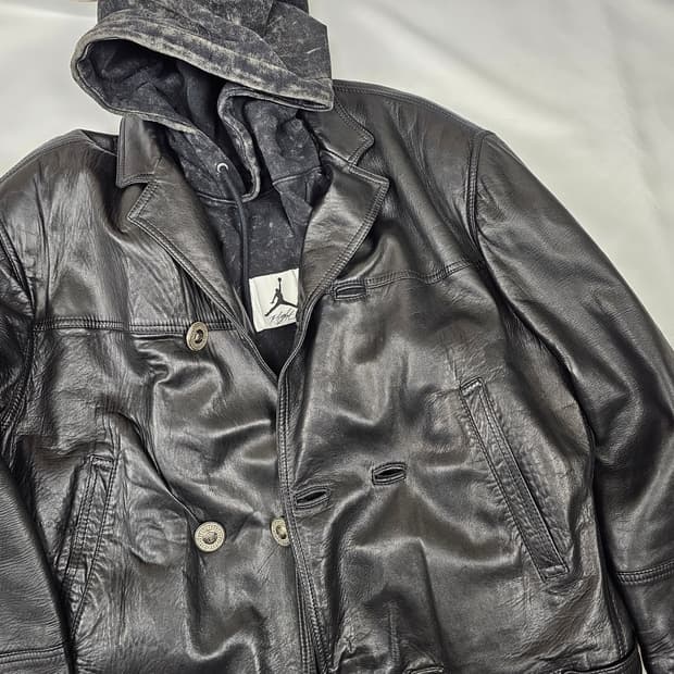 베르사체더블가죽자켓