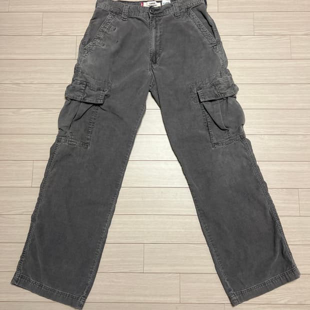 리바이스 코듀로이 카고 팬츠 루즈 스트레이트 / 그레이 (W32xL34)