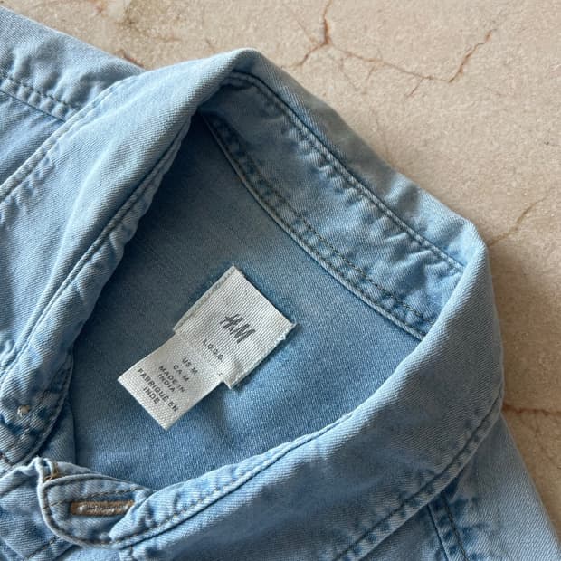 H&M 청셔츠 데님 셔츠