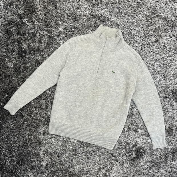 라코스테 남성 울 100% 하프넥 니트 (5) 100
