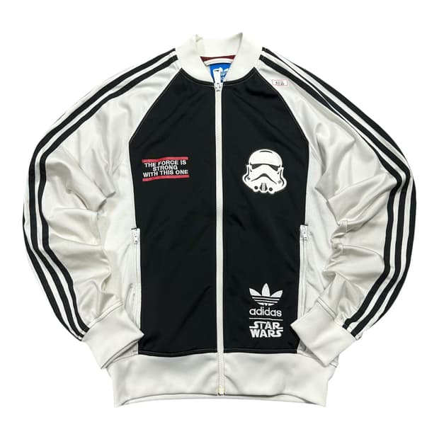 ✨ (바배) 아디다스 x 스타워즈 멀티로고 오레오 트랙탑 져지 