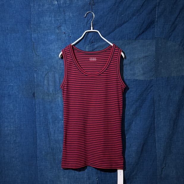 44-55 ) Japanese Vintage Stripe Tank