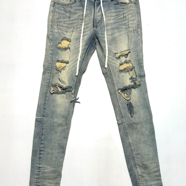 하이퍼데님 라이트블루 스키니진 34