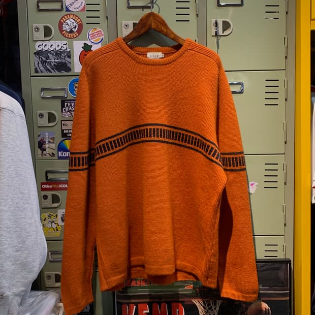 90s 제이크루 스트라이프 울 스웨터