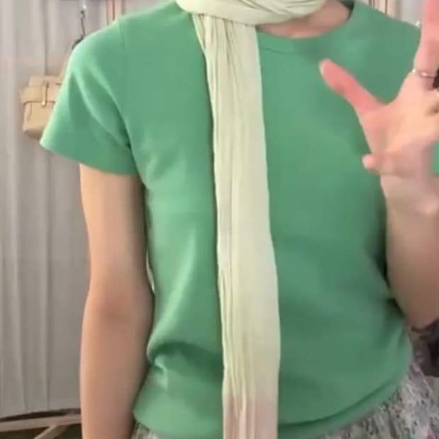코바빈티지 린넨 스카프