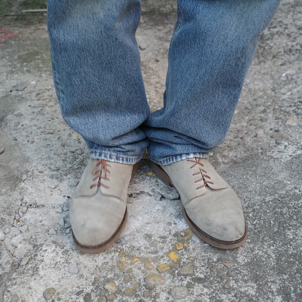 Emporio Armani Suede Derby Shoes