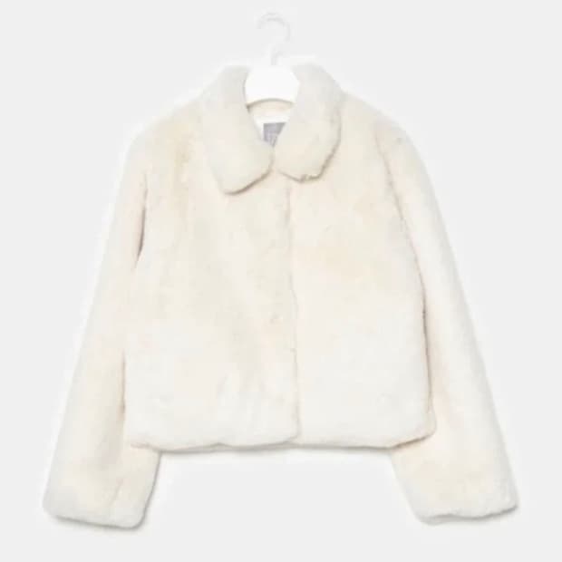 에잇세컨즈 퍼자켓 에이블리 빈티지