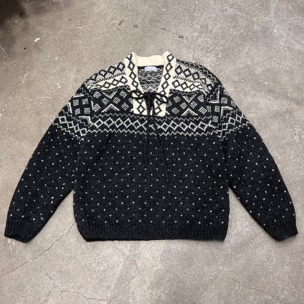 OSLO 핸드메이드 노르딕 울 스웨터