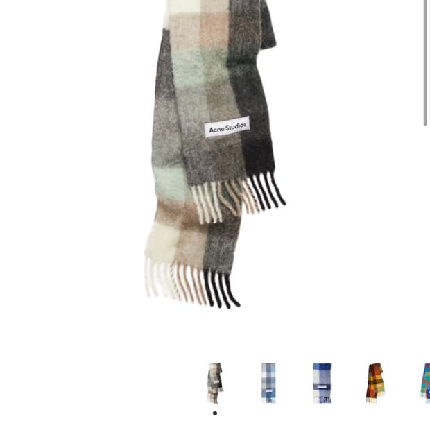 아크네 체크 머플러팝니다!