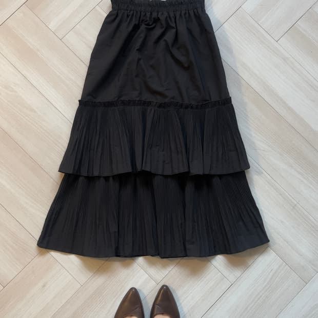 [VTG] Pleats tuck skirt