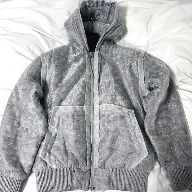 루이비통 오간자 패딩 자켓