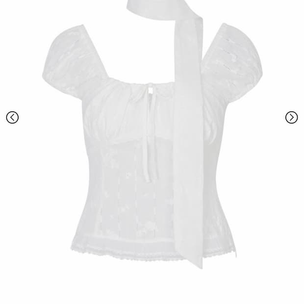 새상품) 루루서울 퍼프 블라우스 아사착용