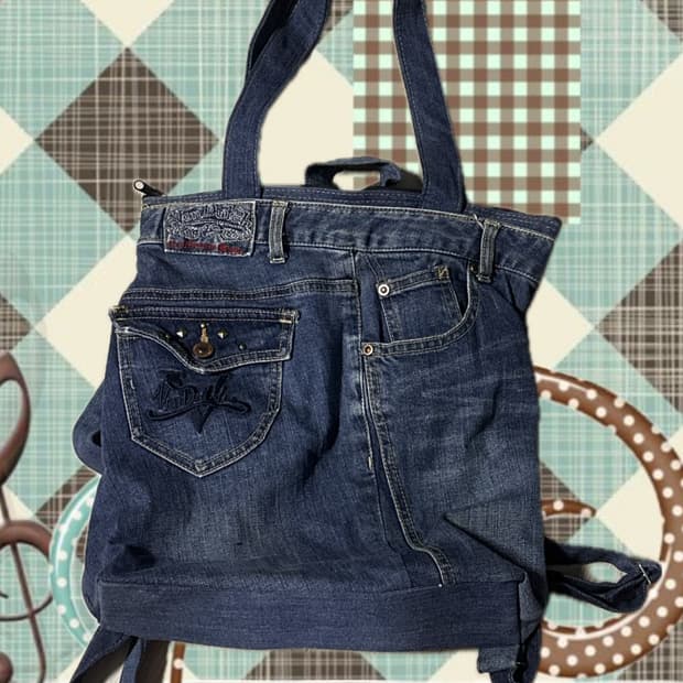 [빈티지] 본더치 데님 리폼 가방 y2k 힙한