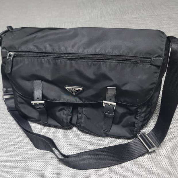 프라다 리나일론 사피아노 메신저백 크로스백 1bd738 투포켓백