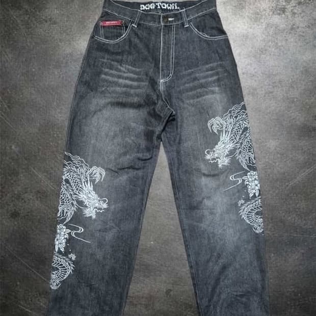 [Dogtown] Dragon denim pants