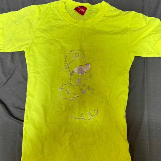 슈프림(Supreme) 네온 컬러 티셔츠
