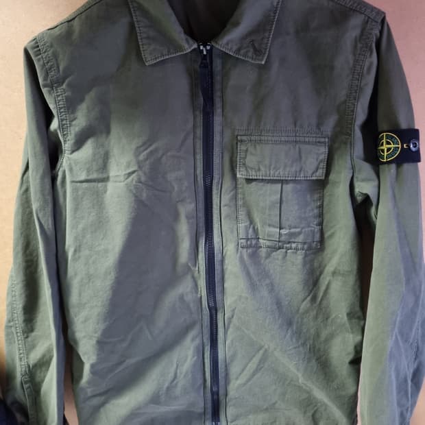 스톤아일랜드 주니어 셔츠자켓 